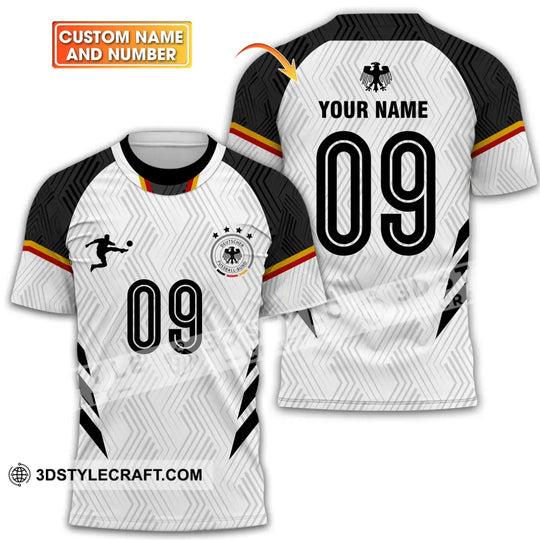 Unisex Shirt - Custom Name And Number, Euro 2024 Shirt Germany style option 2