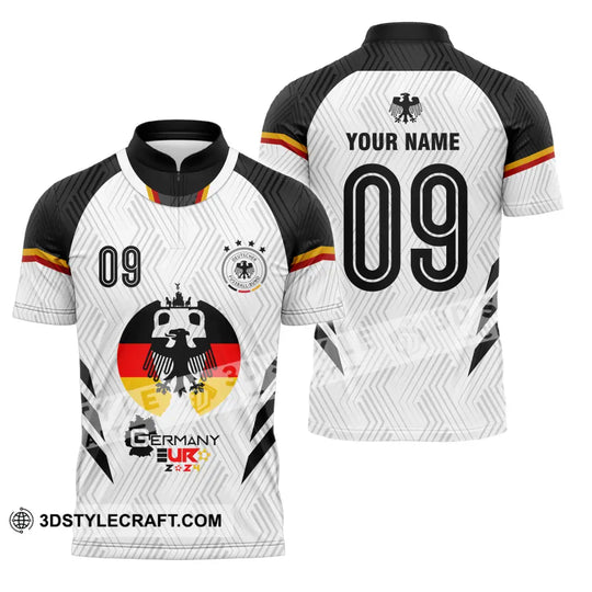 Unisex Shirt - Custom Name And Number, Euro 2024 Shirt Germany Team Logo style option 3