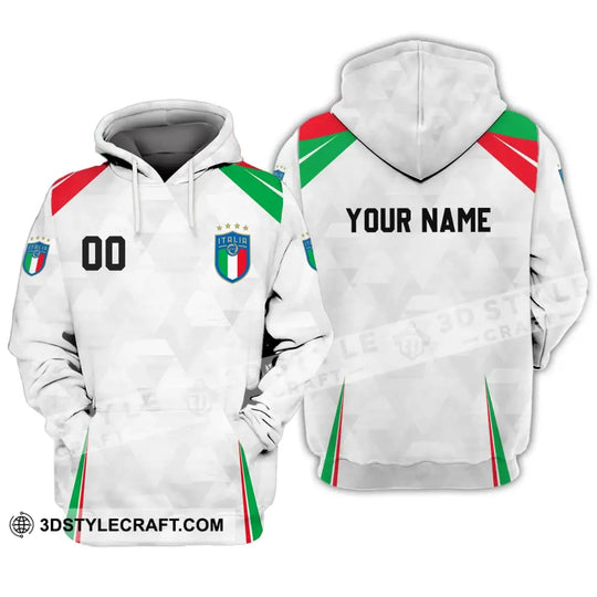 Unisex Shirt - Custom Name And Number, Euro 2024 Shirt, Italia Team style option 2