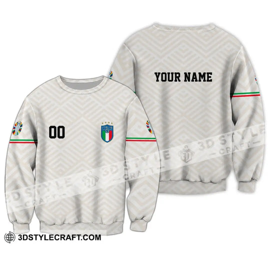 Unisex Shirt - Custom Name And Number, Euro 2024 Shirt, Italy National Team style option 4