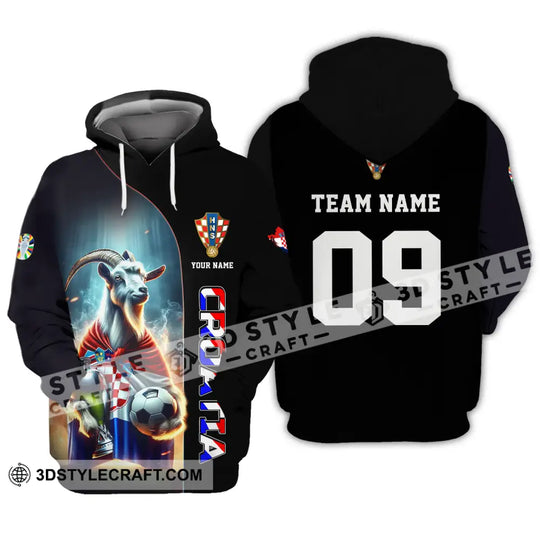 Unisex Shirt - Custom Name And Number Euro 2024 Shirt National Team, Croatia style option 4