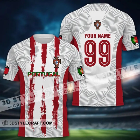 Unisex Shirt - Custom Name And Number Shirt, Euro 2024 Portugal National Team Shirt style option 2
