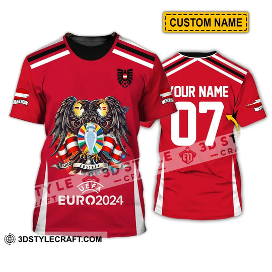 Unisex Shirt - Custom Name And Number Euro 2024 Sport Shirt, Australia National Team style option 1