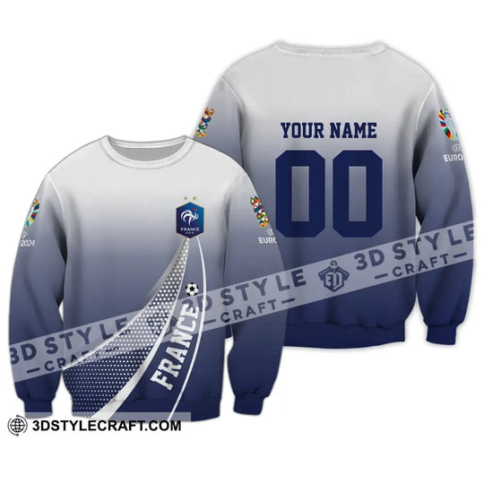 Unisex Shirt - Custom Name And Number Shirt, France National Team Shirt style option 4