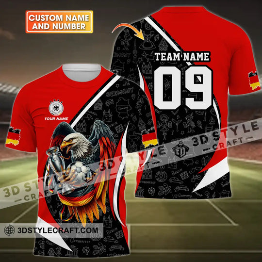 Unisex Shirt - Custom Name And Number Germany Euro 2024 Shirt National Team style option 1