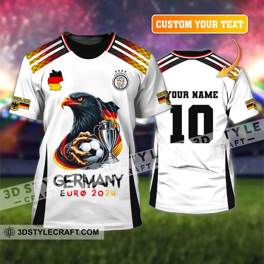 Unisex Shirt, Custom Name and Number Germany Football Shirt, Germany Euro 2024 Polo Long Sleeve style option 1