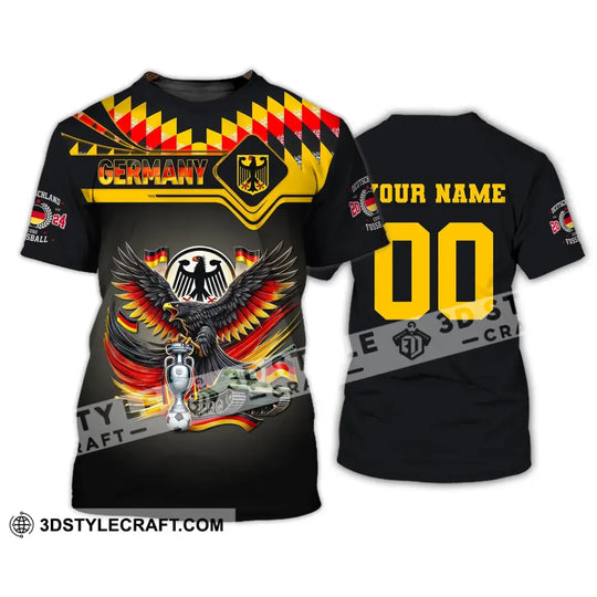 Unisex Shirt, Custom Name and Number Germany Football Shirt, Germany Euro 2024 Polo Long Sleeve style option 2