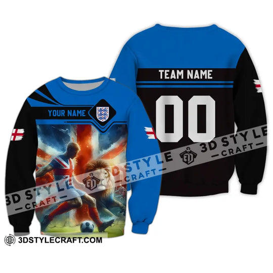 Unisex Shirt - Custom Name And Number, Lion England National Team Euro Shirt 2024 style option 4