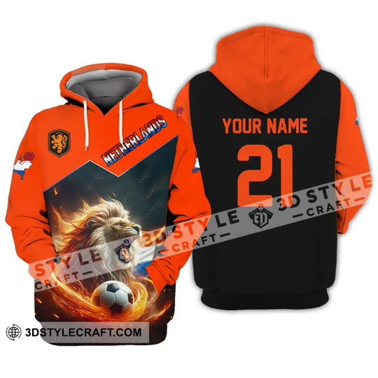Unisex Shirt - Custom Name And Number National Team Shirt, Netherlands style option 2