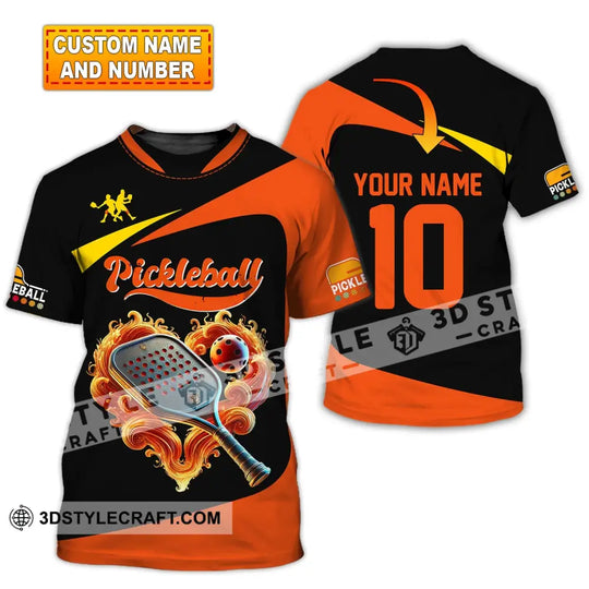 Unisex Shirt, Custom Name and Number Pickleball Shirt, T-Shirt for Pickleball Club, Gift for Pickleball Players style option 1