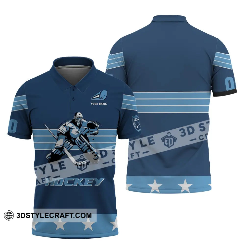 Unisex Shirt Custom Name And Number T-Shirt Hockey Polo Gift For Player / S