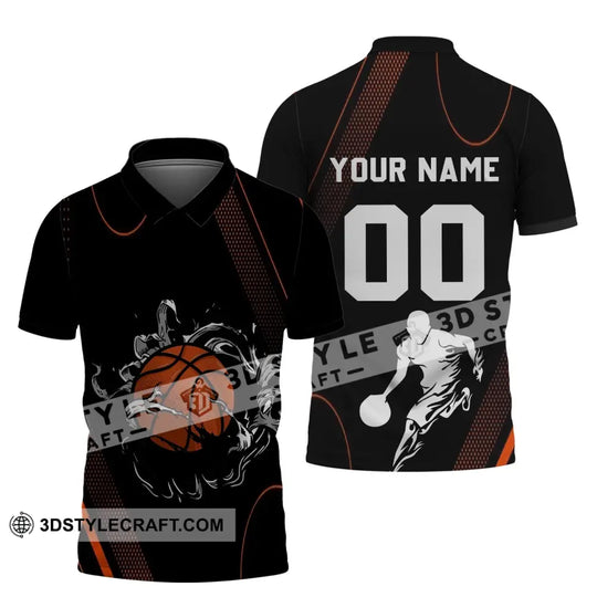 Unisex Shirt - Custom Name and Number T-Shirt - Personalized Basketball Shirt - Basketball Clothing style option 2