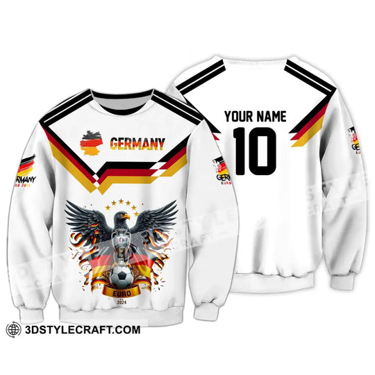 Unisex Shirt - Custom Name And Number Team Shirt, Germany Euro 2024 style option 4