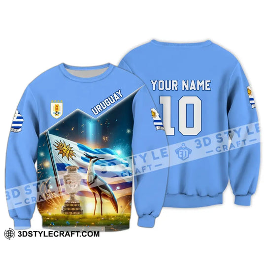 Unisex Shirt - Custom Name And Number Shirt, Uruguay National Team Lover style option 4
