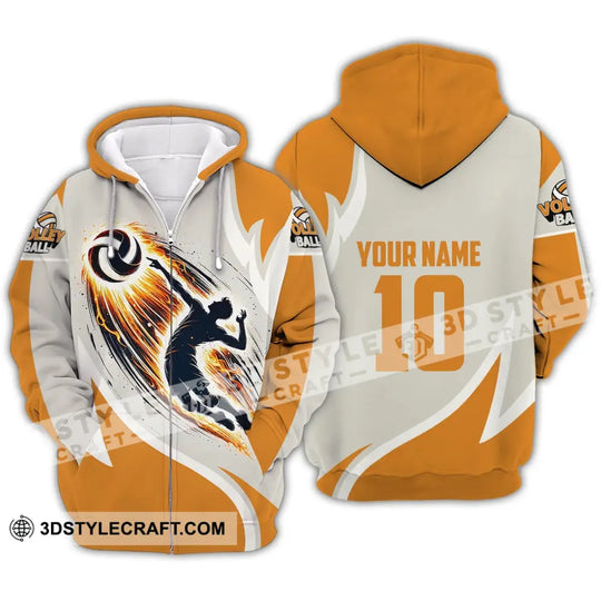 Unisex Shirt - Custom Name And Number Volley Ball Shirt style option 3