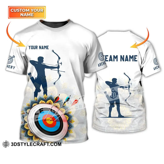 Unisex Shirt - Custom Name And Team Name Shirt - Archery Lover Shirt style option 1