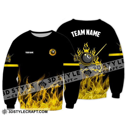 Unisex Shirt - Custom Name And Team Name Billiard Shirt style option 4