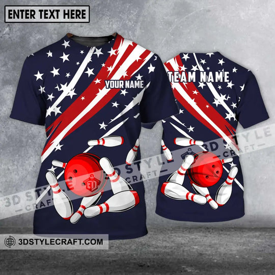 Unisex Shirt - Custom Name And Team Name Shirt - Bowling Hoodie - Bowling Lover Gift - Bowling Shirt style option 1