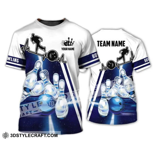 Unisex Shirt - Custom Name And Team Name Shirt - Bowling Hoodie - Bowling Lover Gift - Bowling Shirt style option 2