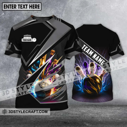 Unisex Shirt - Custom Name And Team Name Shirt - Bowling Team Shirt - Bowling Lover Gift - Bowling Gift style option 1