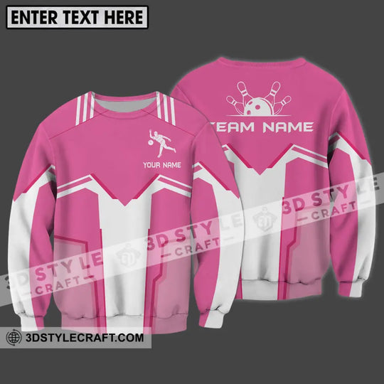 Unisex Shirt - Custom Name And Team Name Shirt, Bowling Player Shirt style option 4