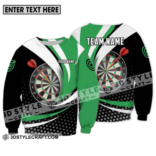 Unisex Shirt - Custom Name And Team Name Darts Shirt, Darts Lover style option 4