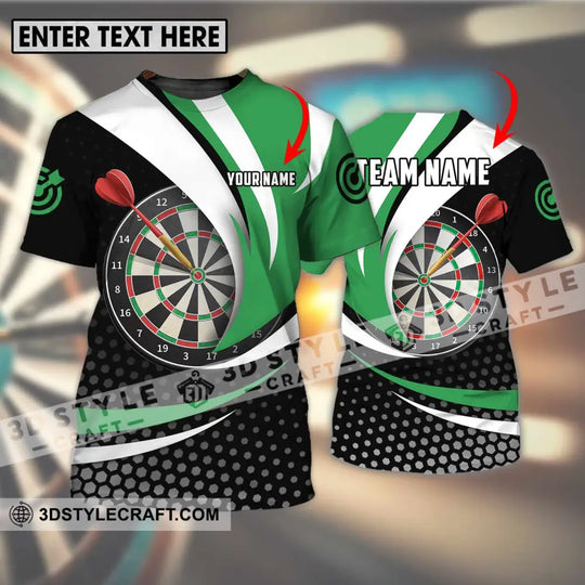 Unisex Shirt - Custom Name And Team Name Darts Shirt, Darts Lover style option 1