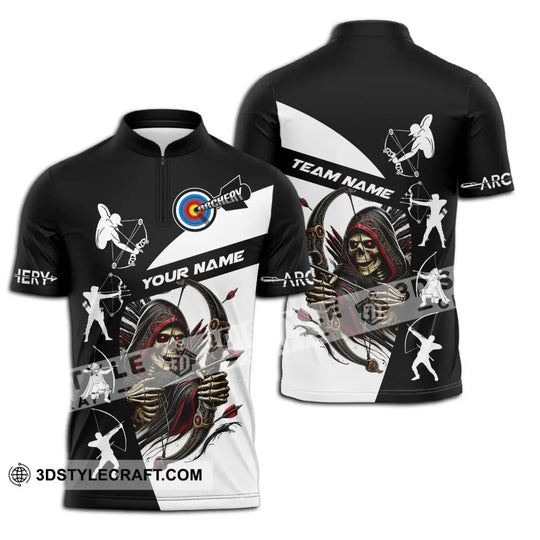 Unisex Shirt - Custom Name And Team Name Shirt, Death Archery style option 2