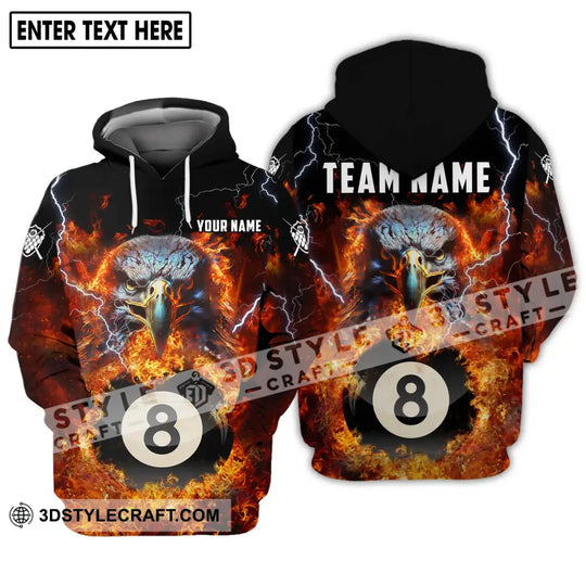 Unisex Shirt - Custom Name And Team Name Shirt, Fire Eagle style option 3