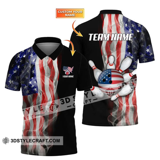 Unisex Shirt, Custom Name and Team Name Shirt for Bowling Lover, Bowling Shirt, Bowling Hoodie Shirt Polo Long Sleeve style option 1