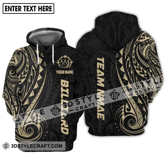 Unisex Shirt - Custom Name And Team Name Shirt, Gold Pattern Shirt style option 3