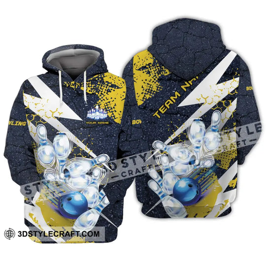 Unisex Shirt - Custom Name And Team Name Shirt, Shiny Bowling Shirt style option 3