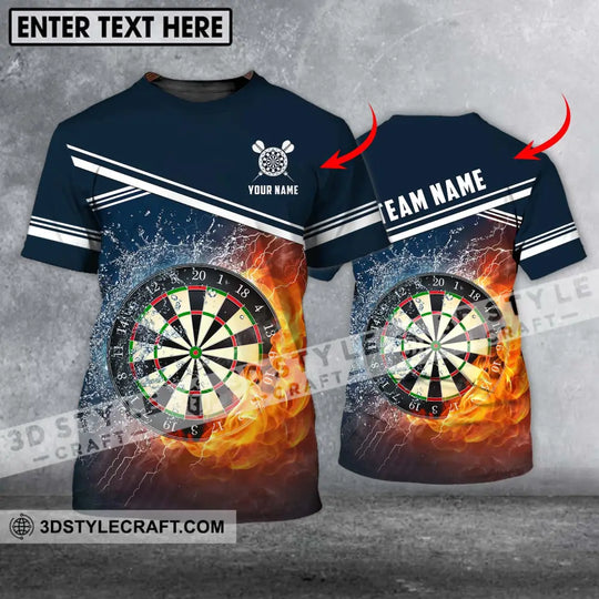 Unisex Shirt - Custom Name And Team Name Shirt, Water Fire Darts Shirt style option 1
