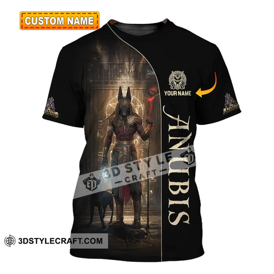 Unisex Shirt, Custom Name Anubis Shirt, Anubis Polo Long Sleeve, Anubis Gift style option 1