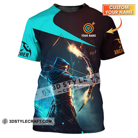 Unisex Shirt - Custom Name Archer Hero Shirt style option 1