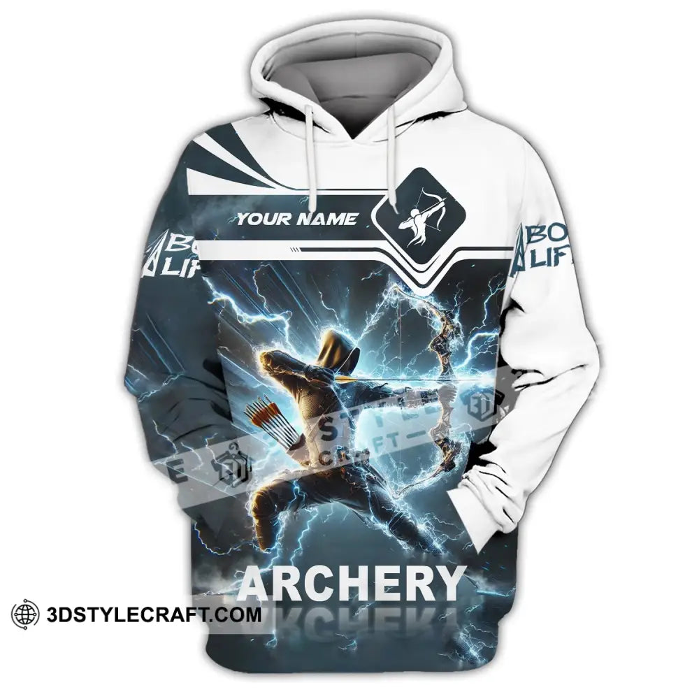 Unisex Shirt - Custom Name Archery Hoodie / S T-Shirt