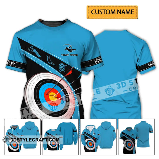 Unisex Shirt - Custom Name Shirt - Archery Lover Shirt style option 2