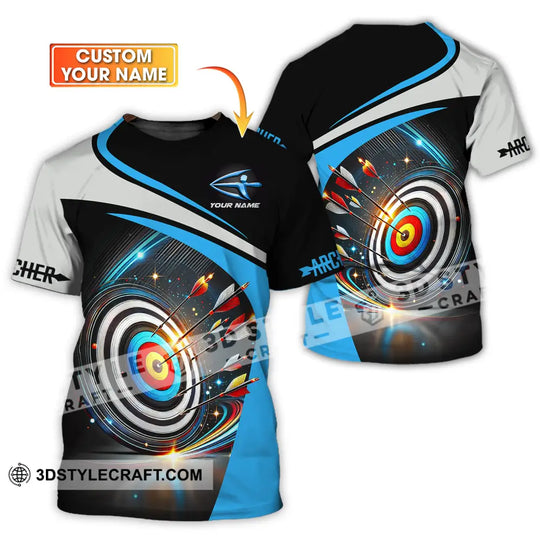 Unisex Shirt - Custom Name Archery Sport Shirt style option 1