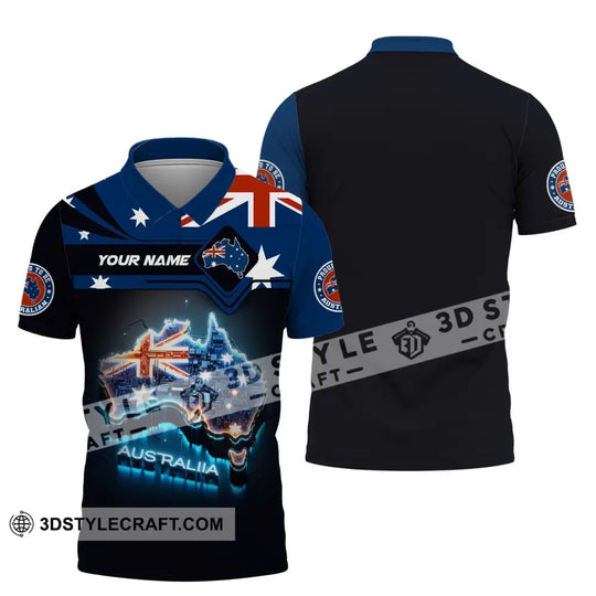 Unisex Shirt, Custom Name Australia T-Shirt, Proud To Be Australian, Australia T-Shirt style option 4