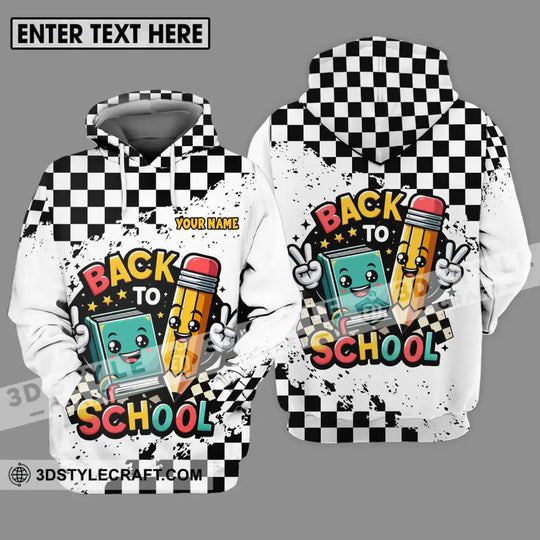 Unisex Shirt - Custom Name Shirt, Back To School Target Flag style option 3