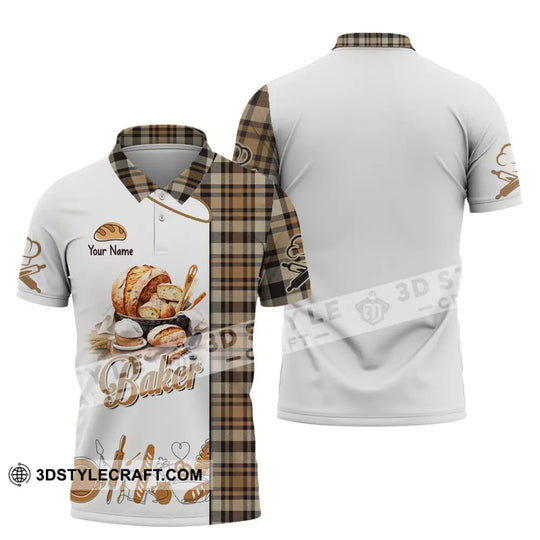 Unisex Shirt, Custom Name Baker Shirt, Bakery Chef Shirt, Baking Lovers Gift style option 4