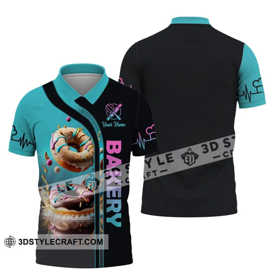 Unisex Shirt, Custom Name Baker Shirt, Bakery Shop Uniform, Bakery Chef Hoodie, Baking Lovers Gift style option 4