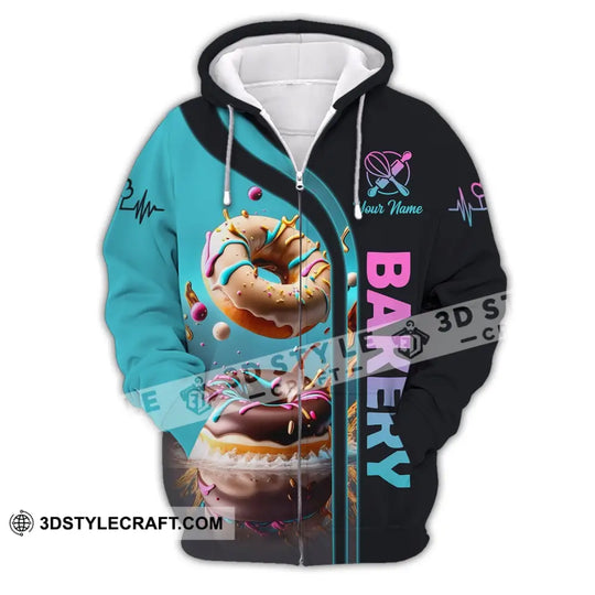 Unisex Shirt, Custom Name Baker Shirt, Bakery Shop Uniform, Bakery Chef Hoodie, Baking Lovers Gift style option 3