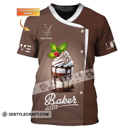Unisex Shirt, Custom Name Bakery Shirt, Baker Shirt, Bakery Chef, Bakers Gift style option 1