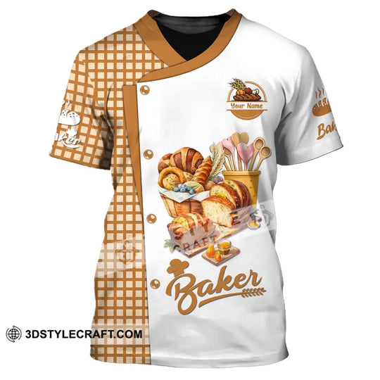 Unisex Shirt, Custom Name Bakery Shirt, Baker Shirt, Bakery Chef, Baking Lovers Gift style option 2