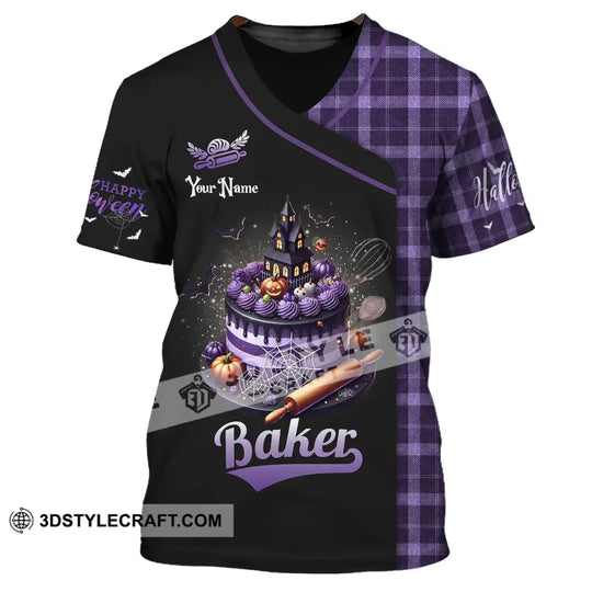Unisex Shirt, Custom Name Bakery Shirt, Halloween Bakery, Bakery Shop T-Shirt, Bakers Gift style option 2