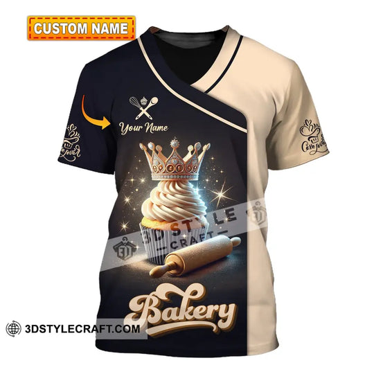 Unisex Shirt - Custom Name Shirt Bakery style option 1