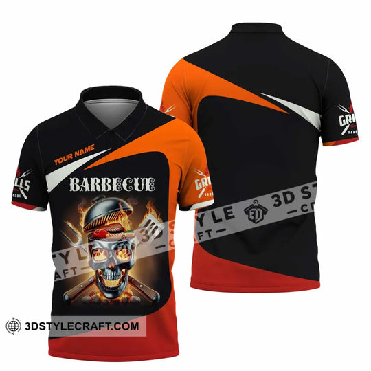 Unisex Shirt, Custom Name Barbecue Shirt, Barbecue Love Long Sleeve Shirt style option 4