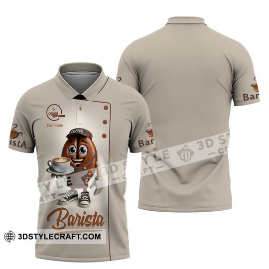 Unisex Shirt, Custom Name Barista Shirt, Barista Gift style option 4