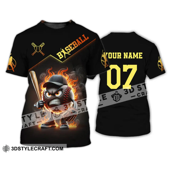 Unisex Shirt, Custom Name Baseball Shirt, Baseball Polo Long Sleeve Shirt, Baseball Gift style option 2